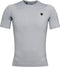 Under Armour Rush HG Compression SS - Heren Sportshirt - Verbeterd uithoudingsvermogen - Mod Gray