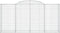vidaXL - Schanskorven - 6 - st - gewelfd - 300x50x140/160 - cm - ijzer