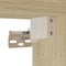 vidaXL - Tv-meubel - 80x31x39,5 - cm - bewerkt - hout - metaal - sonoma - eikenkleurig