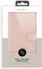 Selencia Hoesje Geschikt voor Samsung Galaxy S23 Ultra Hoesje Met Pasjeshouder - Selencia Echt Lederen Bookcase - roze