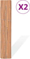 vidaXL - Schermen - 2 - st - 100x400 - cm - bamboe