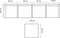 Tuin loungeset Aruba 5-delig (incl. kussens) - Naturel/Donkergrijs - Teak