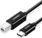 Ugreen US241 - USB-C naar USB-B kabel - 480Mb/s 2m zwart