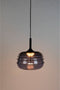 Zuiver Smokey - Hanglamp - Glazen bol - Zwart