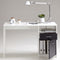 FMD Bureau met 1 lade 123x50x76,5 cm wit en zwart