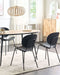 Set van 2 eetkamerstoelen SHONTO Zwart