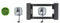 smart:)things S24 sCharge USB oplader 12W Micro-USB