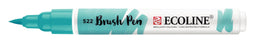 Talens - Brushpen ecoline turquoiseblauw | 3 stuks