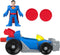 Imaginext DCSF Deluxe - Superman-voertuig - Projectielen - Zwart