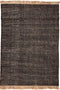 MOMO Rugs Nordic Nature Black Vloerkleed - 80x200 - Rechthoek - Laagpolig,Structuur Tapijt - Modern - Beige, Bruin, Zwart