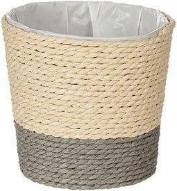 Grondlegger Natuurlijk Grijs Touw Plastic (11 x 10,5 x 11 cm) (24 Stuks)