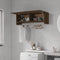 vidaXL - Kledingkast - 100x32,5x35 - cm - bewerkt - hout - bruin - eikenkleur