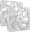 Corsair RS140 - Ventilator 140mm - 2x 1700 rpm 36 dB - Wit (2 stuks)