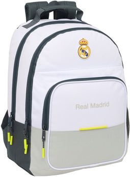 Real Madrid C.F. - Schoolrugzak - 32 x 42 x 16 cm - Wit