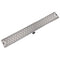 vidaXL - Douchegoot - rechthoekig - 1030x140 - mm - roestvrij - staal