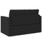 vidaXL - Vloersofa - Bed - 2-in-1 - Zwart - 124x71x78 - cm - Stof