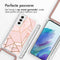 iMoshion Hoesje Geschikt voor Samsung Galaxy S21 FE Hoesje Met Koord - iMoshion Design Hoesje met Koord - Goud / Meerkleurig / Roze / Pink Graphic
