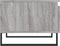 vidaXL - Salontafel - 50x46x35 - cm - bewerkt - hout - grijs - sonoma - eikenkleurig
