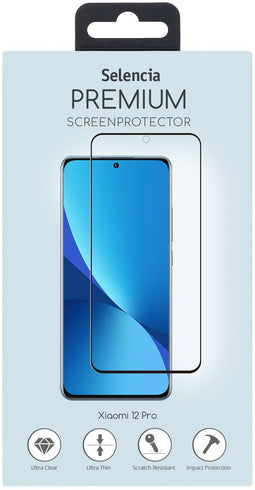 Selencia - Xiaomi 12 Pro - Gehard Glas Premium Screenprotector - 9H krasbestendig