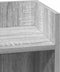 vidaXL - Bijzettafels - 2 - st - met - plank - 25,5x27x60 - cm - grijs - sonoma - eiken