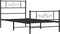 vidaXL - Bedframe - met - hoofd- - en - voeteneinde - metaal - zwart - 80x200 - cm