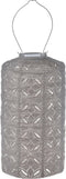 Lumiz Solar Tuinverlichting - Tuinverlichting op zonne energie - Tuinverlichting - Buitenlampjes - Tuinverlichting op zonneenergie - Buitenverlichting - Buitenlamp - Decoratie - Mandela Cylinder - 18 cm - Licht Taupe