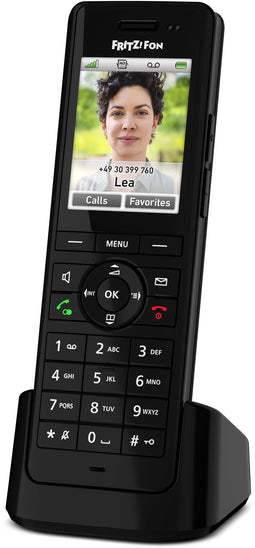 AVM FRITZ!Fon X6 - DECT-telefoon - Antwoordapparaat Handsfree - Zwart