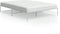 vidaXL - Bedframe - metaal - wit - 140x200 - cm