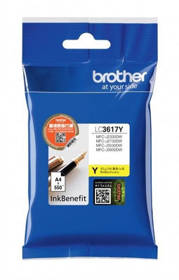 Brother LC-3617Y - Inktcartridge - 550 pagina's - Geel