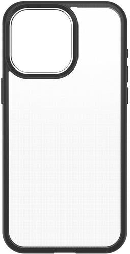 OtterBox React Series - Soft case - Antimicrobiële coating - Zwart (Clear/Black)