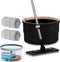 Lugia Dweil - Dweilsysteem met 2 Waterreservoirs - Scheid Schoon en Vuil Water - Zwart & Beige