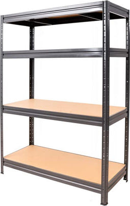 STIER - Werkplaatsrek - Stalen frame 2000 kg belasting - 4 planken (4251709633143)