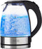 ECG RK 1776 - Waterkoker - 1,7 liter - RVS finish met blauw backlight