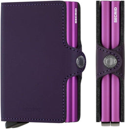 Secrid twinwallet - Mat - Paars