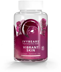 Supplementen en vitaminen Ivybears Vibrant Skin (60 Gummiesnoepjes)
