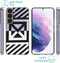 iMoshion Hoesje Geschikt voor Samsung Galaxy S22 Hoesje Siliconen - iMoshion Design hoesje - Transparant / Graphic Stripes