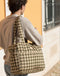 Nobodinoz Hyde Park Waterdichte kinderwagentas/luiertas 38x33x16cm - Green Checks