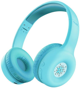 Trust Nouna - Draadloze Kids Headset - Volumebeperking 85 dB - Cyaan