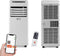 Dutch Originals Slimme Airconditioner - 7000 BTU - Mobiele Airco met Afstandsbediening - Koelen Ontvochtigen Ventileren - Wit