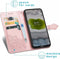 iMoshion Hoesje Geschikt voor Nokia X20 / X10 Hoesje Met Pasjeshouder - iMoshion Mandala Bookcase - Rosé Goud