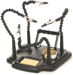 Velleman Handige derde hand tool met 4 armen, soldeertinhouder en diverse toepassingen, PCB solderen, hout graveren, glas beschilderen