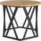 vidaXL - Nesting - Salontafels - 3 - stuks - Artisan - Eiken - Geengineerd - Hout