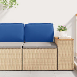 vidaXL - Palletkussen - voor - Rugleuning - Koninklijk - Blauw - 60x40x12 - cm - Oxford - Stof