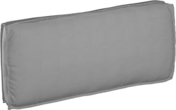 vidaXL - Zit- - en - Leuningkussen - Grijs - 120x50x12 - cm - Oxford - Stof