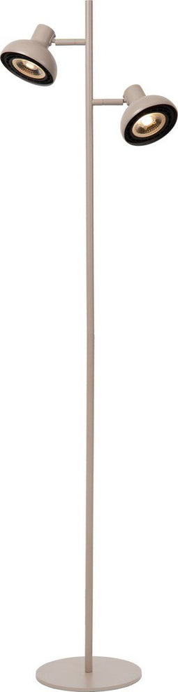 Lucide SENSAS - Vloerlamp - 2xGU10 - Draaibaar en kantelbaar - Beige
