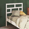 vidaXL - Hoofdbord - 81x4x100 - cm - massief - grenenhout - wit