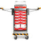 Raaco CarryLite 80 5x10 - Trolley - Mobiele aluminium trolley voor 7 CarryLite-boxen - Aluminium