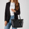 Michael Kors Sullivan - Grote Shopper Dames - Leer - Zwart - Goudkleurige details (1 stuk)