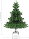 vidaXL - Kunstkerstboom - Nordmann - met - LED's - en - kerstballen - 120 - cm - groen