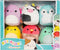 Squishmallows MicroMallows - Pluche 6,5cm - 6-pack Cailey Crab Cole Turtle Connor Cow Gavi Turkey Hasani Hedgehog Zarina Banana Slug (6 stuks)